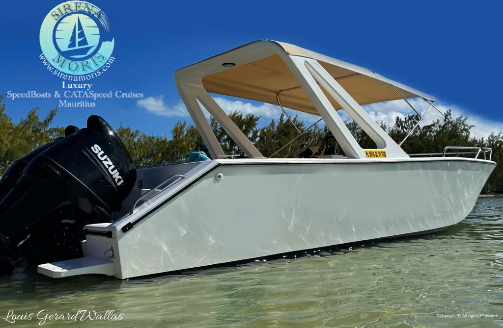 speed boat in mauritius